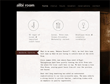 Tablet Screenshot of alibi.ca